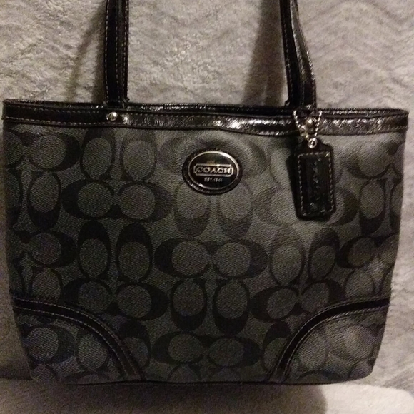 Coach Bags Coach Signature Heritage Top Handle Small Tote Poshmark